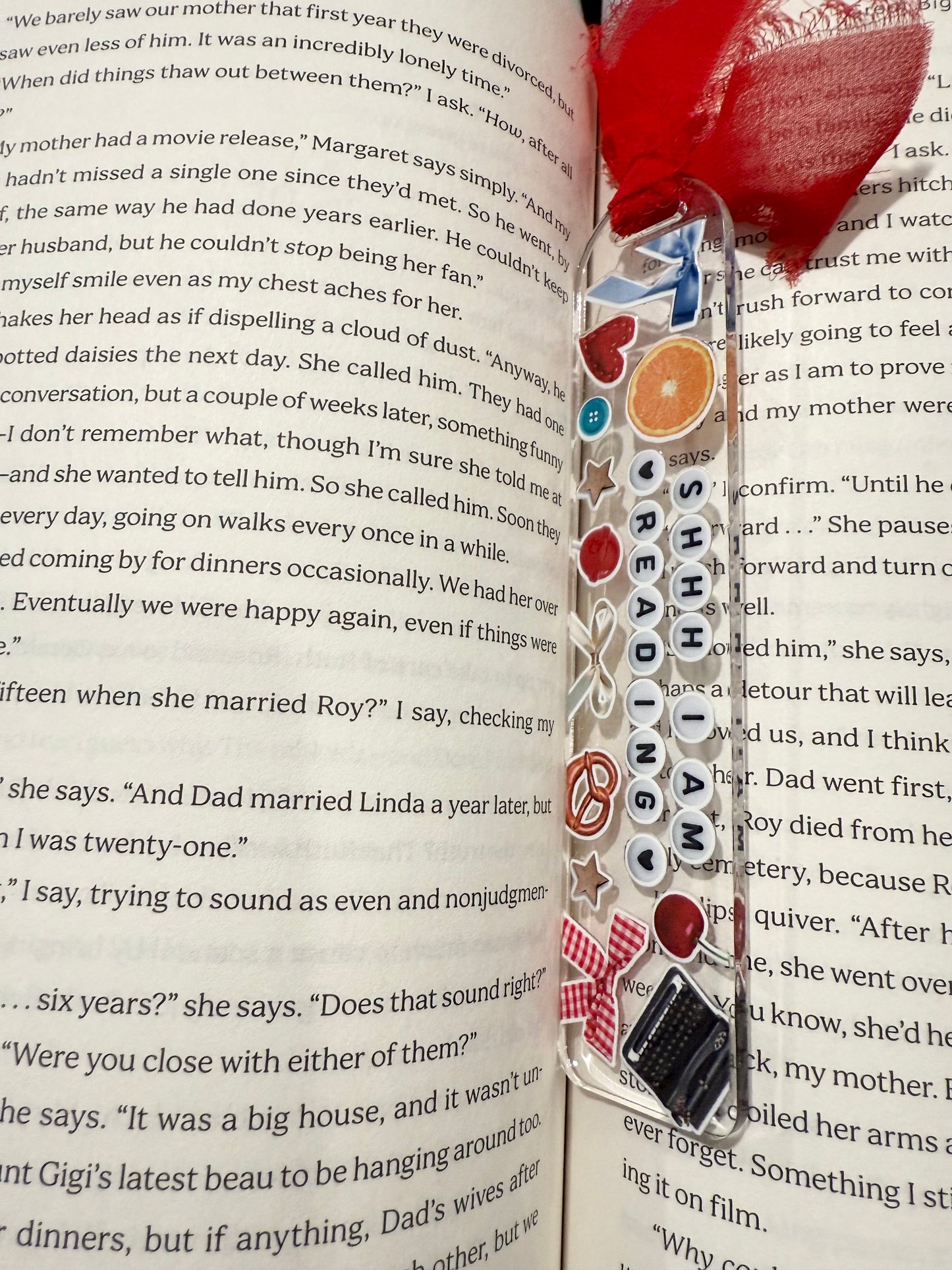 Book Girly Bookmark